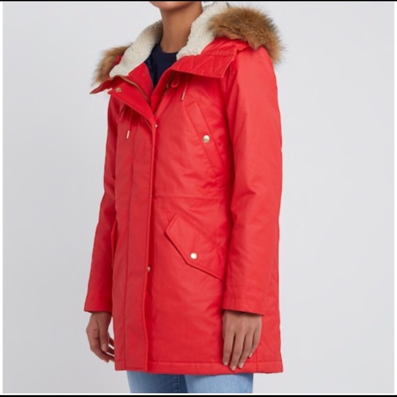 New J Crew Perfect Winter Parka Coat 